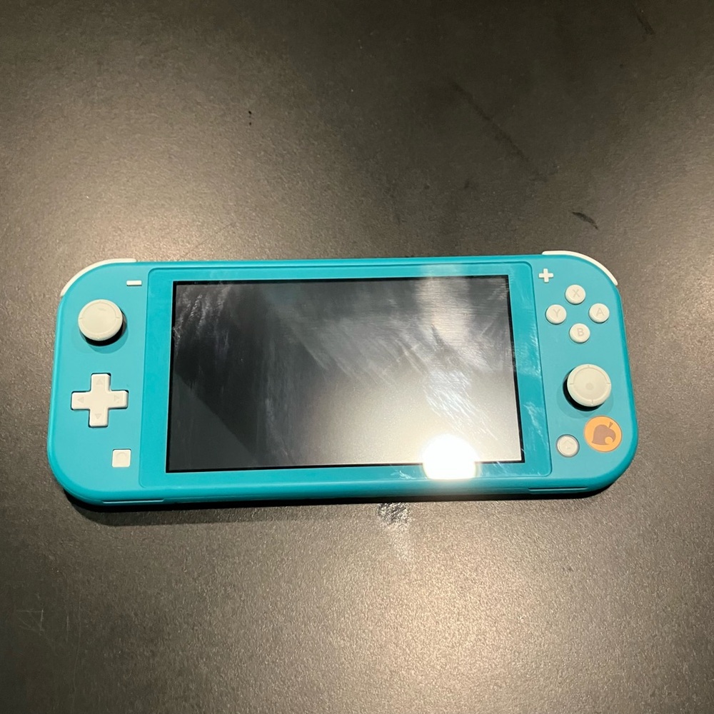 Nintendo Handheld Console - Blue Switch Light with SD Card